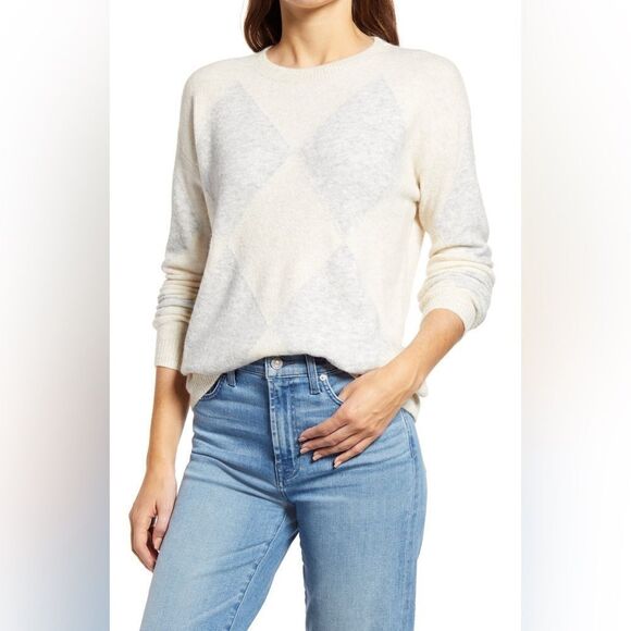 Halogen Argyle Knit Pullover Sweater XS - Picture 7 of 7